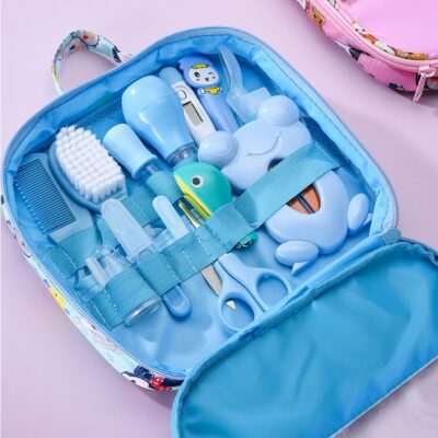 13 Pieces Grooming Kit Nail Clippers Health Toothbrush Comb Brush - Baby Care Kit.