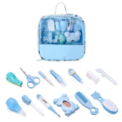 13 Pieces Grooming Kit Nail Clippers Health Toothbrush Comb Brush - Baby Care Kit.