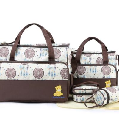 5 in 1 baby diaper bag set