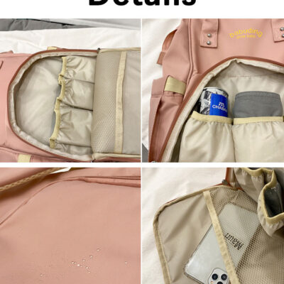 Waterproof portable baby diaper bag backpack