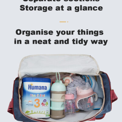 Multifunctional mommy 4 pcs travel bag - large capacity - diaper bag