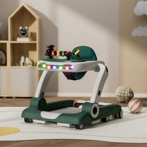 Space-Saving Baby Walker with Foldable Design