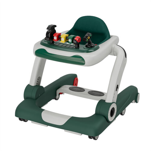 Space-Saving Baby Walker with Foldable Design
