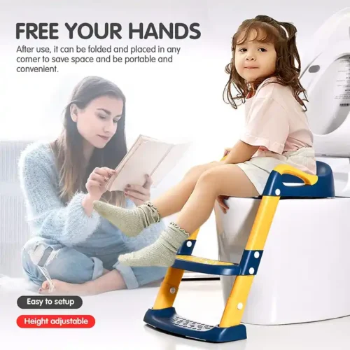 Bathroom stool with stairs - otty training