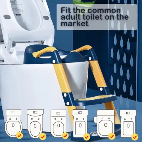 Bathroom stool with stairs - otty training
