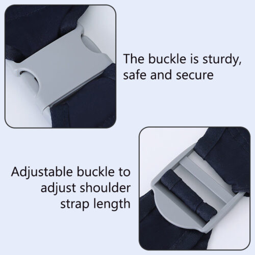Breathable Cotton-Polyester Baby Sling Carrier with Mesh Fabric - Comfortable and Adjustable for Easy Babywearing