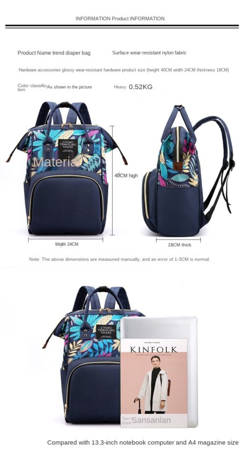 Baby Diaper Bag - Waterproof Travel Bag