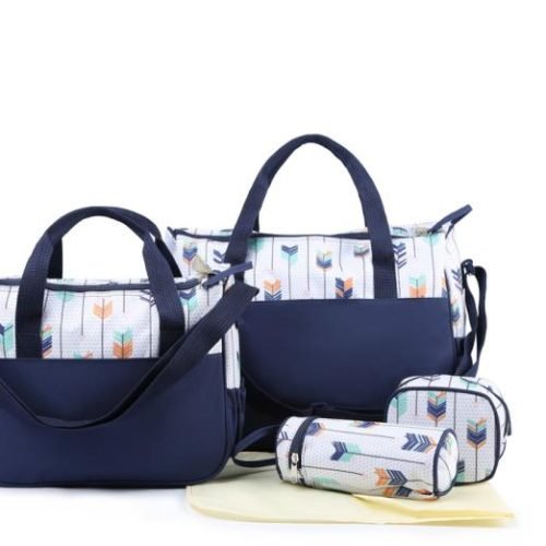 5 in 1 baby diaper bag set