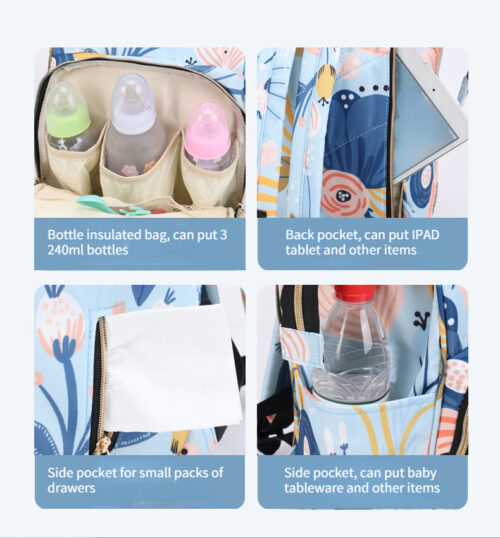 Waterproof Luxury Mommy Diaper Bag