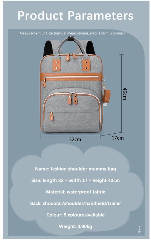 Waterproof  Baby Diaper Backpack bag