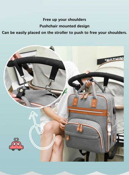 Waterproof  Baby Diaper Backpack bag