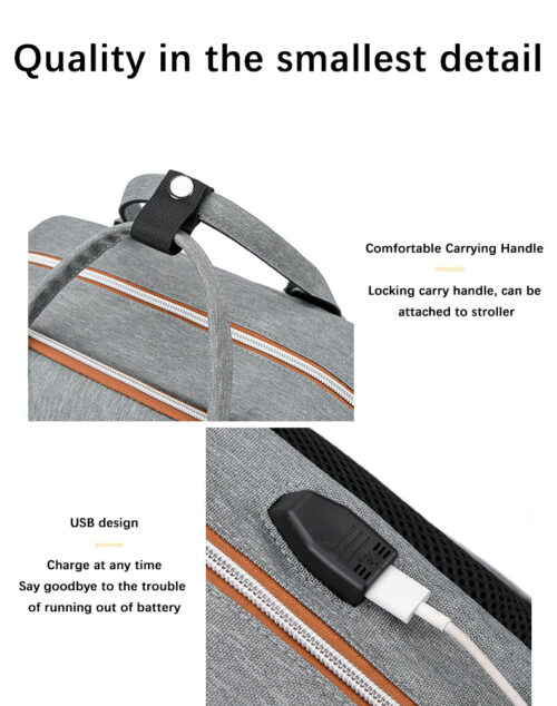 Waterproof  Baby Diaper Backpack bag