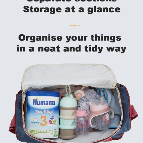 Multifunctional mommy 4 pcs travel bag - large capacity - diaper bag
