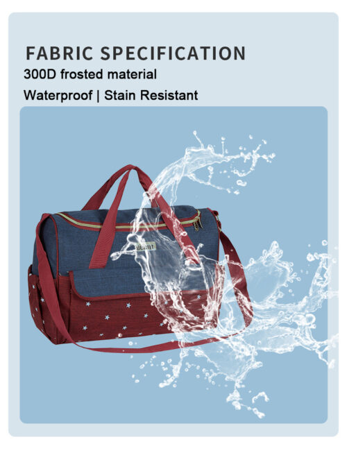 Multifunctional mommy 4 pcs travel bag - large capacity - diaper bag