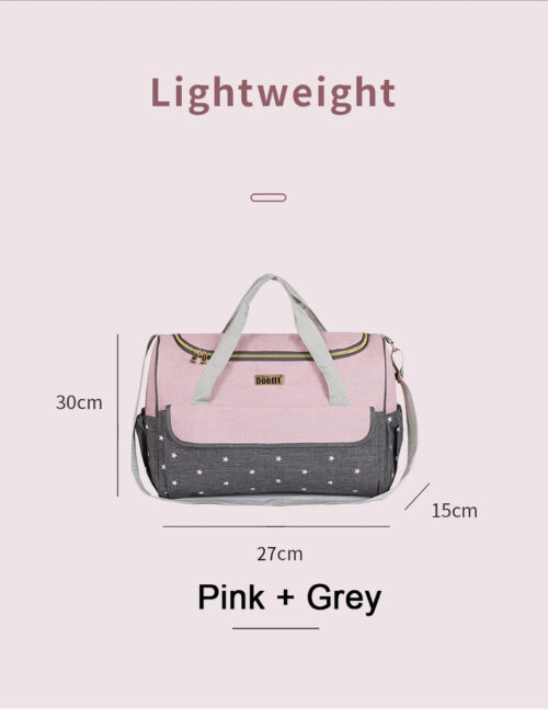Multifunctional mommy 4 pcs travel bag - large capacity - diaper bag