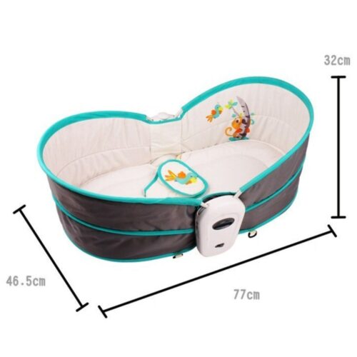 Comfortable Electric Baby Cradle with Rocking Motion and Sleep Features