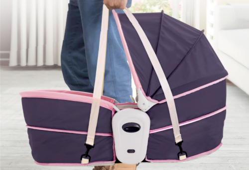 Comfortable Electric Baby Cradle with Rocking Motion and Sleep Features