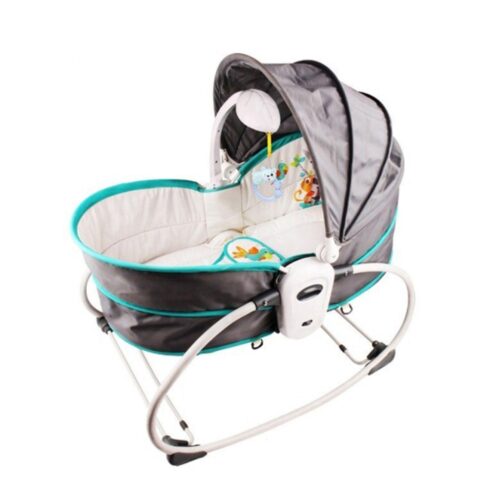 Comfortable Electric Baby Cradle with Rocking Motion and Sleep Features