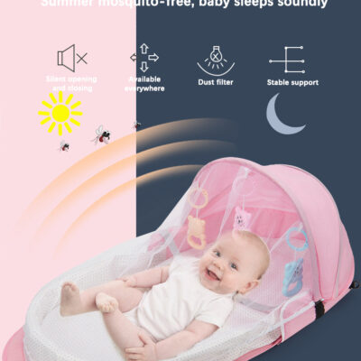 2-in-1 Travel Baby Bed and Backpack