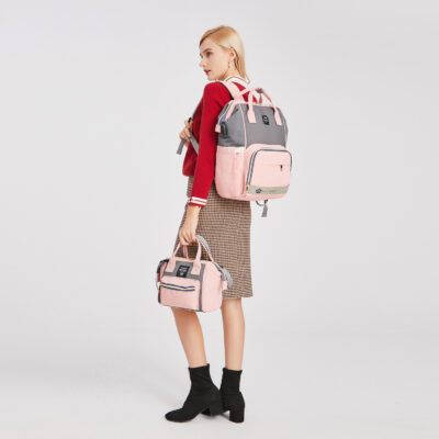Portable 3 in 1 expandable baby diaper backpack with changing station