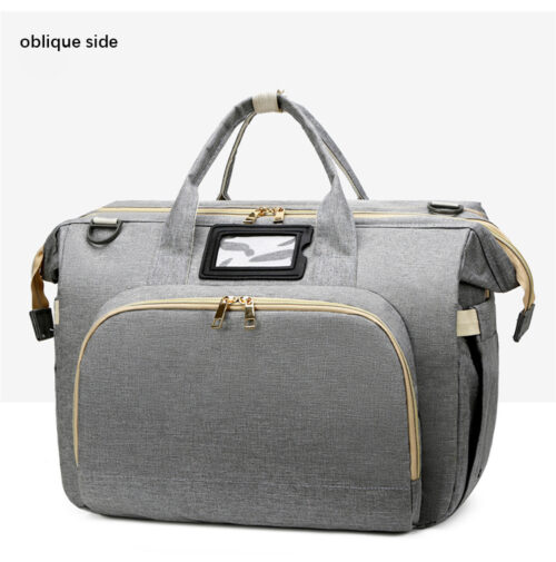 Big capacity 3 in 1 diaper bag backpack with bassinet