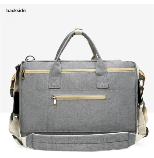 Big capacity 3 in 1 diaper bag backpack with bassinet