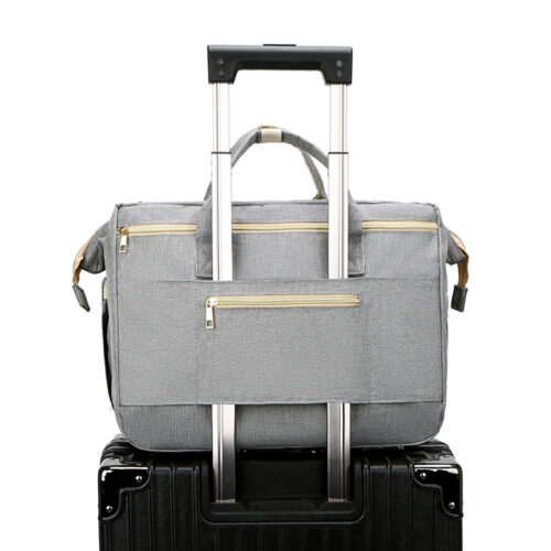 Big capacity 3 in 1 diaper bag backpack with bassinet