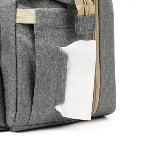 Big capacity 3 in 1 diaper bag backpack with bassinet