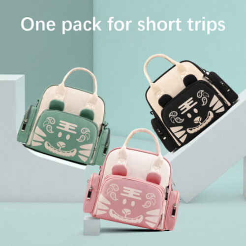 Multifunction Large Capacity Baby Diaper Bag - Single shoulder - Insulated Bottle Bag