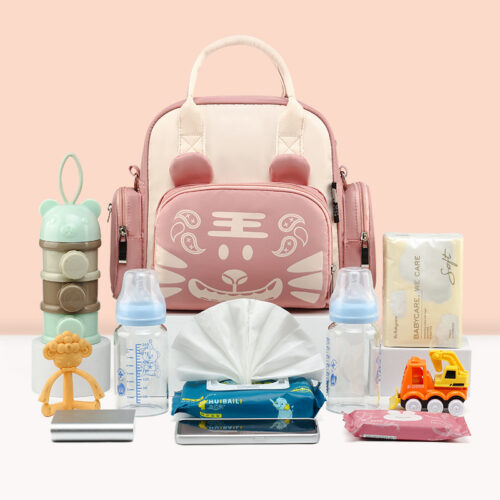 Multifunction Large Capacity Baby Diaper Bag - Single shoulder - Insulated Bottle Bag