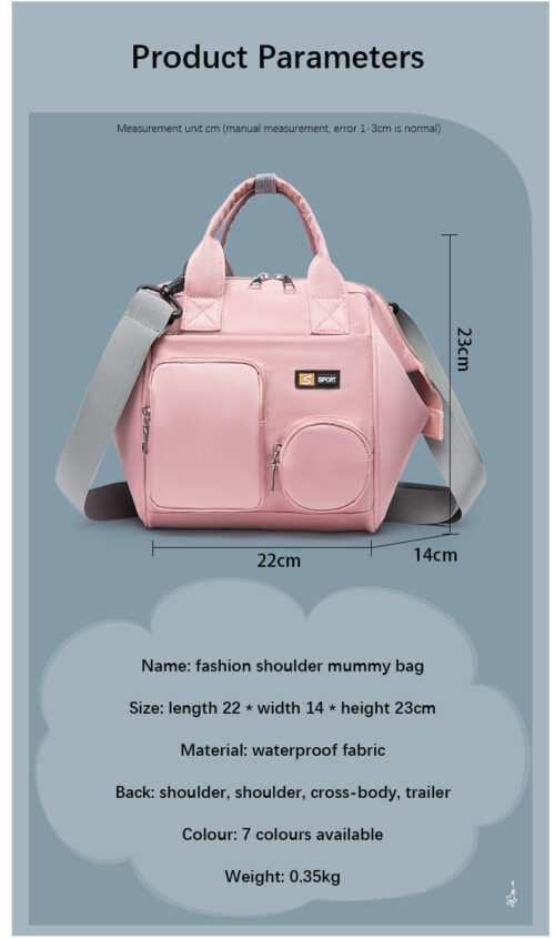 Multifunctional Waterproof Mommy Diaper Bag Backpack