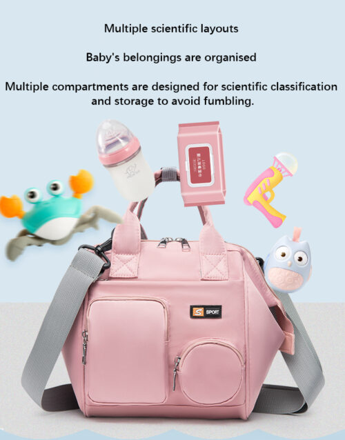 Multifunctional Waterproof Mommy Diaper Bag Backpack