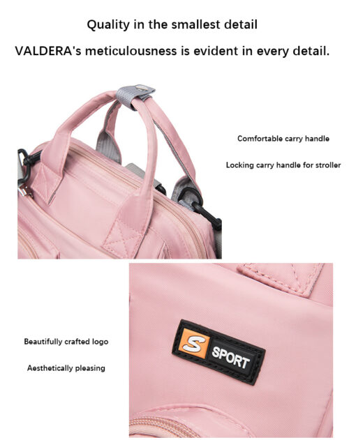 Multifunctional Waterproof Mommy Diaper Bag Backpack