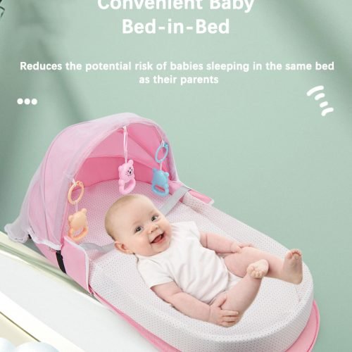 2-in-1 Travel Baby Bed and Backpack
