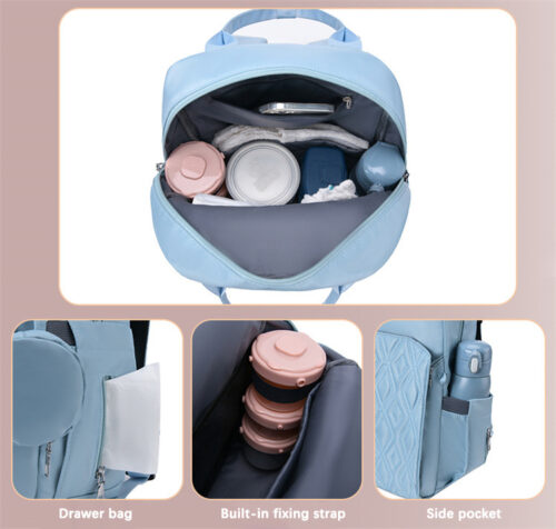 Waterproof baby diaper bag - backpack