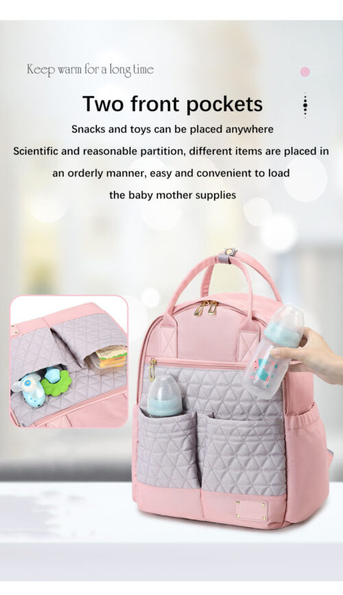 Waterproof Large Capacity Travel Organizer and Baby Diaper Bag