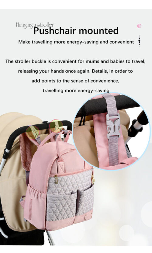 Waterproof Large Capacity Travel Organizer and Baby Diaper Bag