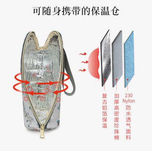 Portable 3 in 1 expandable baby diaper backpack with changing station