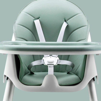 Luxury High Chair for Babies: Safe and Adjustable Dining Seat with Footrest