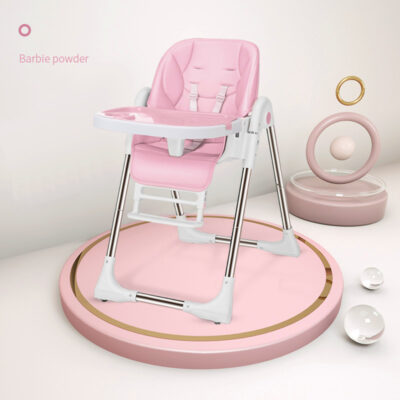Convertible Baby Highchair - Adjustable, Portable, and Wheeled for Convenience