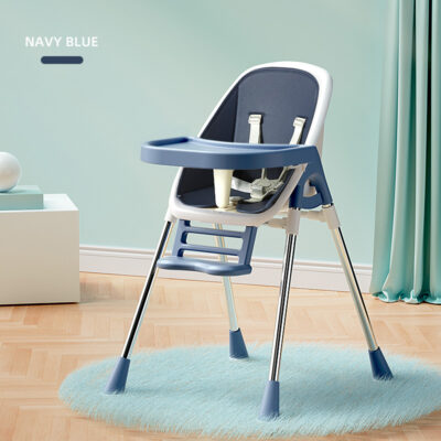 Chic Foldable Baby Highchair - Portable and Practical for Modern Families