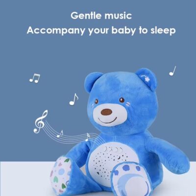 Comforting Musical Toy with Soft Night Lights - Ideal for Restful Sleep
