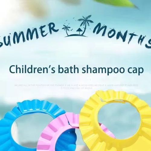 Soft and Comfortable Baby Bath Cap: Ideal for Splash-Free Bathing