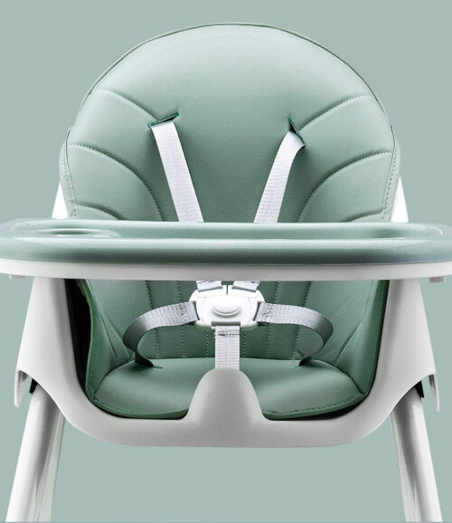 Luxury High Chair for Babies: Safe and Adjustable Dining Seat with Footrest