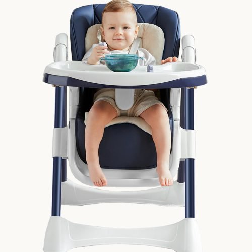 Adjustable Height Folding Baby Dining Chair - Space-Saving and Practical for Every Meal