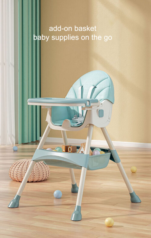 Multi-Function Rocking High Chair: Ideal for Babies and Toddlers with Adjustable Feature
