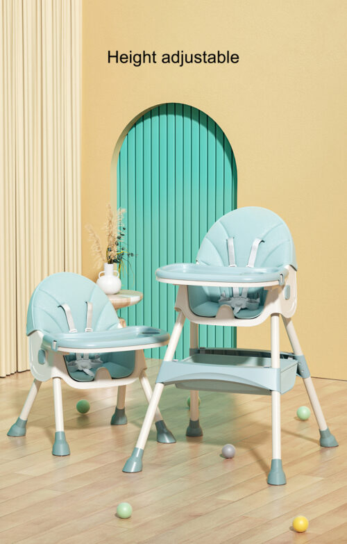 Multi-Function Rocking High Chair: Ideal for Babies and Toddlers with Adjustable Feature