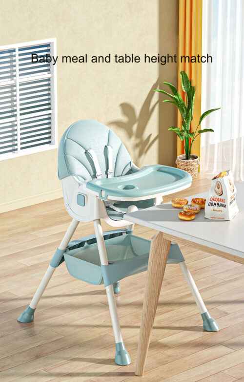 Multi-Function Rocking High Chair: Ideal for Babies and Toddlers with Adjustable Feature
