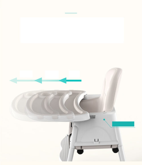All-in-One Convertible Baby Highchair - Adjustable and Practical