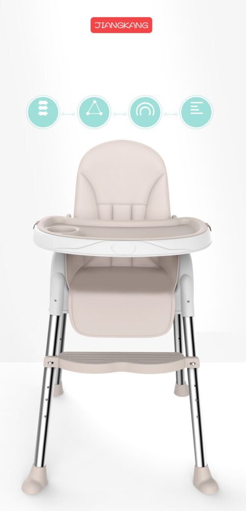 Multi-Functional Adjustable Baby Highchair - High-Quality Folding Dining Chair for Kids
